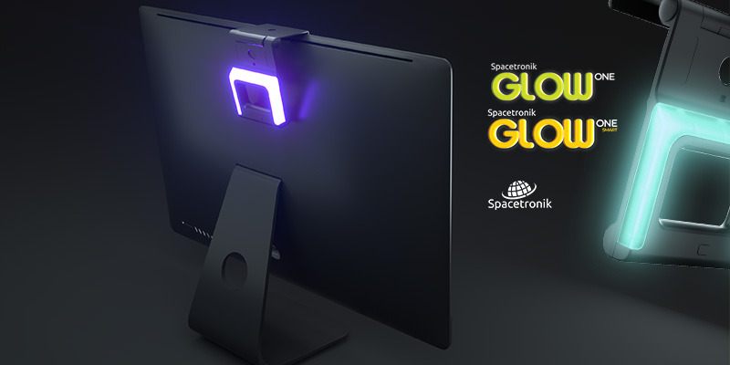 Tylne podświetlenie monitora lub telewizora - Spacetronik Glow One & Glow One Smart