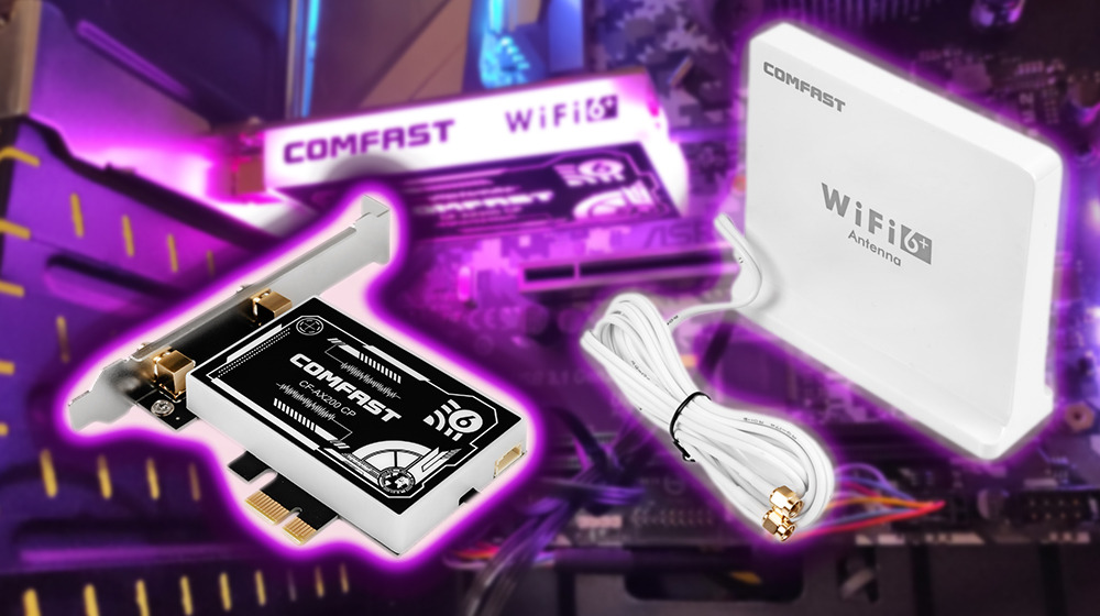 Karta Sieciowia Wi-FI 6 AX z Bluetooth 5.1 do PC