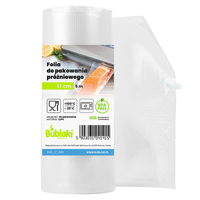 Vakuum-Verpackungsfolie Bublaki 17cm x 5m