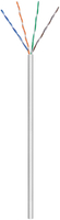 CAT6 U/UTP AWG 23/1 verdrilltes Doppelkabel Goobay grau 100m