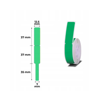 Etykiety do klabli seria B Niimbot 12.5 x 74 i 35 mm 65 szt zielony