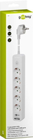 Goobay Steckdosenleiste 5xAC 230V + 2xUSB 5V/21A