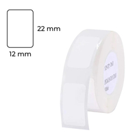 Etykiety seria D Niimbot 12x22 mm 260 szt. biały