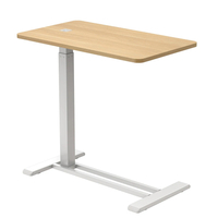 Buddy 08 manuell verstellbarer Tisch weißes Holz