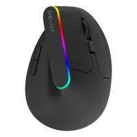 Kabellose vertikale Maus Delux M618 DB