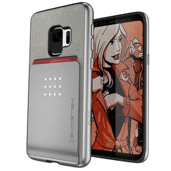 Etui Exec 2 Samsung Galaxy S9 silber