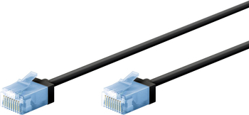LAN Patchcord CAT 6A EXTRA FLEX schwarz 3m