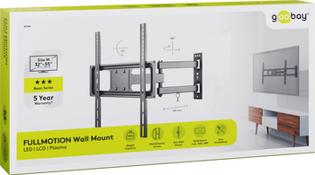 Goobay BASIC FULLMOTION M 32"-55" 35kg TV-Halterung