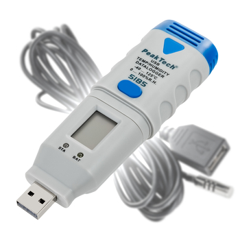 Feuchte-Temp-USB-Datenlogger PeakTech 5185