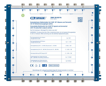 Spaun Kaskaden-Multischalter 9/9 x 16 SMK 99169 FA