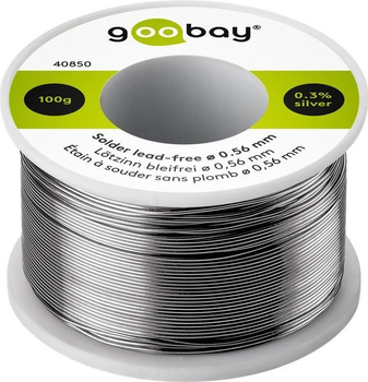 Bleifreies Zinn Silber + Kupfer Goobay 056mm 100g