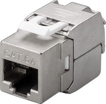 Keystone-Stecker RJ45 CAT 6A S/FTP Geschirmt