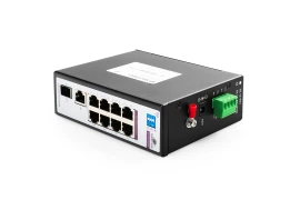 10 portowy SWITCH Spacetronik 8x PoE port 10/100Mbit do 30W + port RJ45 1Gbit + port SFP 1Gbit SP-SGI108SP