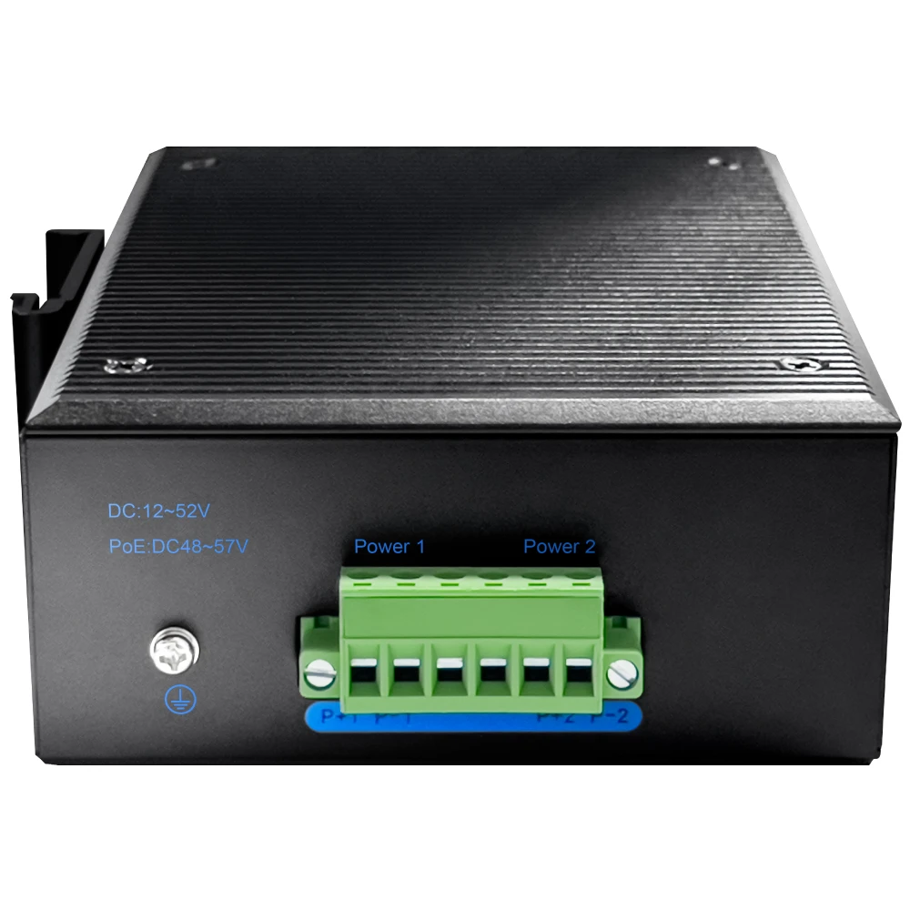 6-portowy SWITCH sieci LAN przemysłowy 4xRJ45 Gigabit 2 porty SFP IG1004S2
