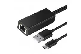 Adapter gniazdo RJ45 na micro USB z zasilaniem USB SPU-A03