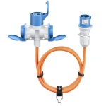 Adapter kabel CEE na CEE 16A i 2 Schuko 1,5m