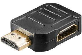 Adapter kątowy HDMI 2.1 8K 60Hz UHD gniazdo - wtyk POZIOMY 270 stopni