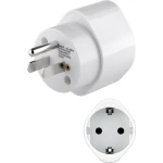 Adapter podróżny gniazdo Europa / Schuko - wtyk USA / Japonia