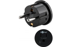 Adapter podróżny gniazdo USA / Japonia - wtyk Europa / Schuko / French