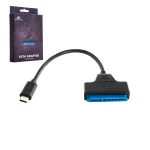Adapter przejściówka złącze SATA III na USB-C do dysków SSD HDD