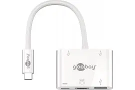 Adapter USB-C na HDMI, 2x USB 2.0, 1x USB 3.0, 1x USB-C Goobay