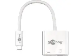 Adapter USB-C na HDMI + USB-C z PowerDelivery Goobay