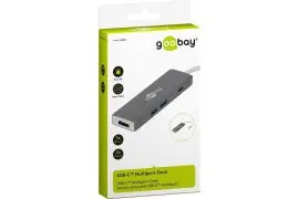 Adapter USB-C na HDMI + USB-C z PD + 2x USB 3.0 + czytnik microSD Goobay