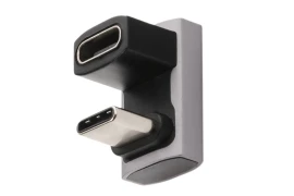 Adapter USB4 Kątowy 180 USB-C na USB-C 240W 8K 60Hz Spacetronik SPU-A23