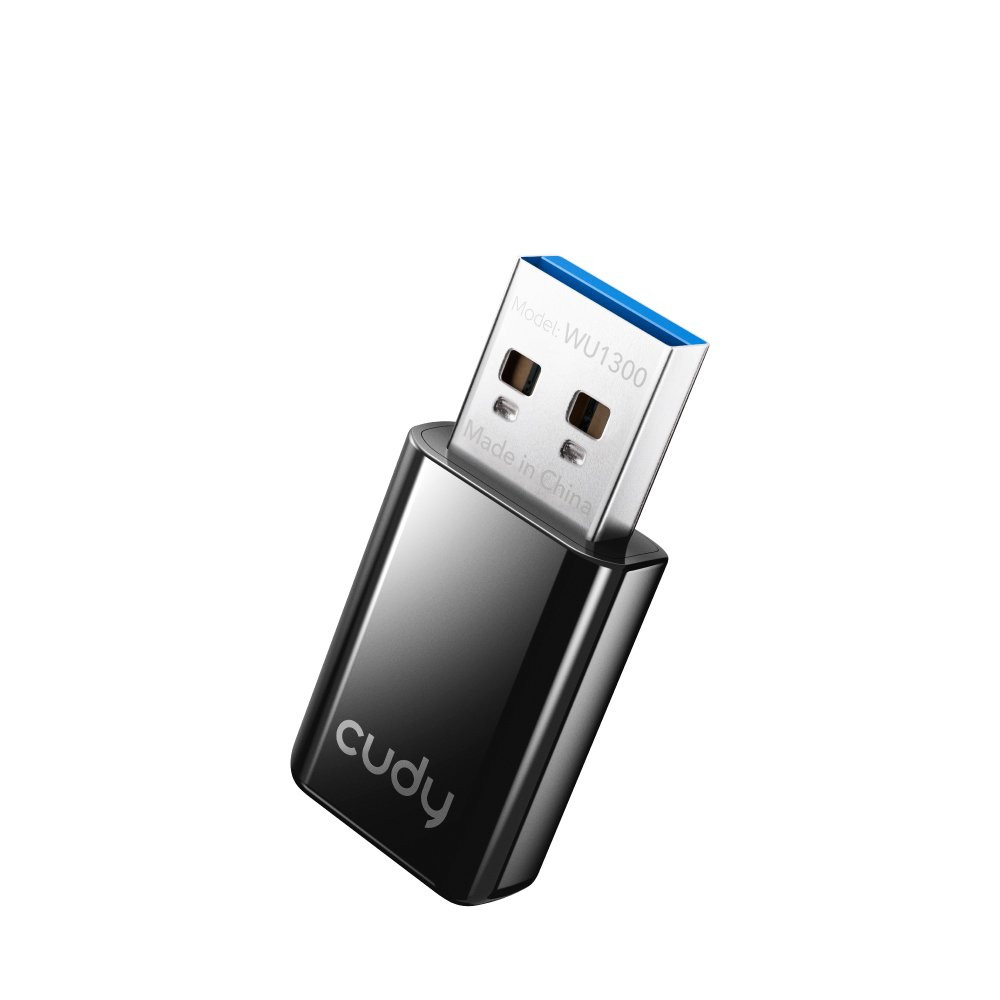 Adapter Wi-Fi USB 3.0 do komputera 1300mb/s mini karta sieciowa odbiornik WiFi 5 Cudy WU1300