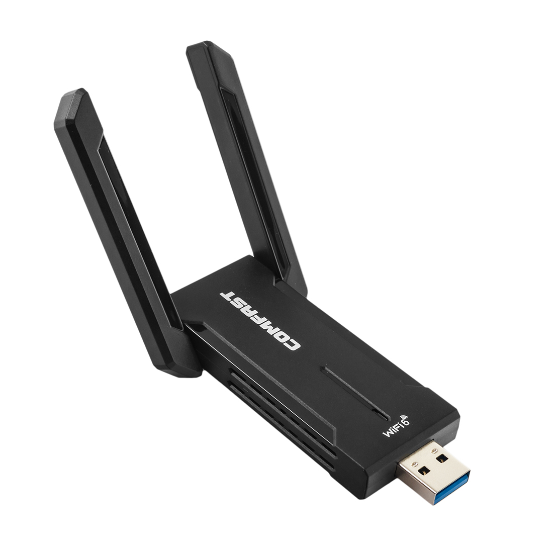 Adapter WiFi6 USB 3.0 Dual Band AX5400 5374Mbps Comfast WAU-972AX Tri Band Dwie Anteny