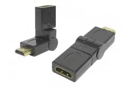 Adapter wt. HDMI - gn. HDMI  zm.kąta 180/obrót 360