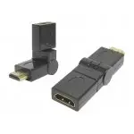 Adapter wt. HDMI - gn. HDMI  zm.kąta 180/obrót 360