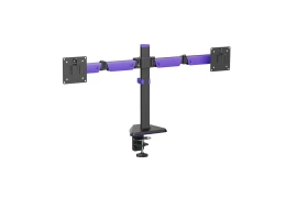 Ametystowy uchwyt dwa monitory Spacetronik SPAA120
