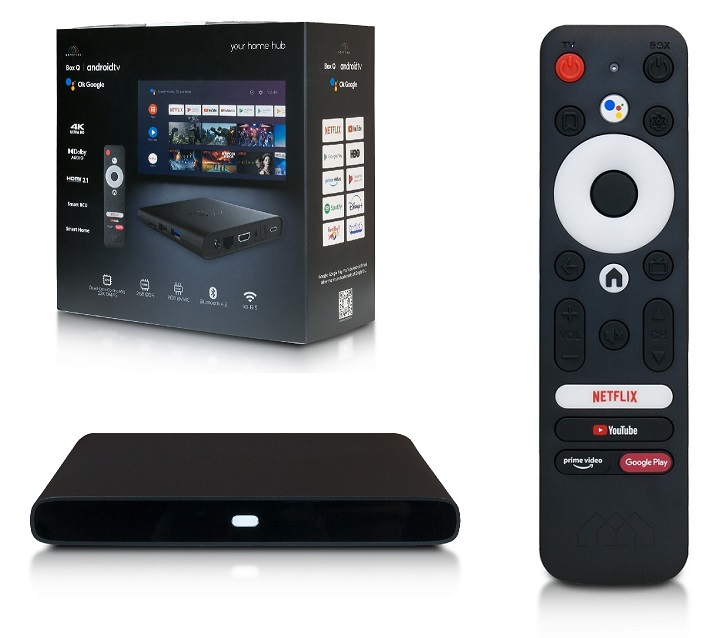 Android SMART TV Homatics Box Q 4K Android 10 WiFi z certyfikatem Google'a