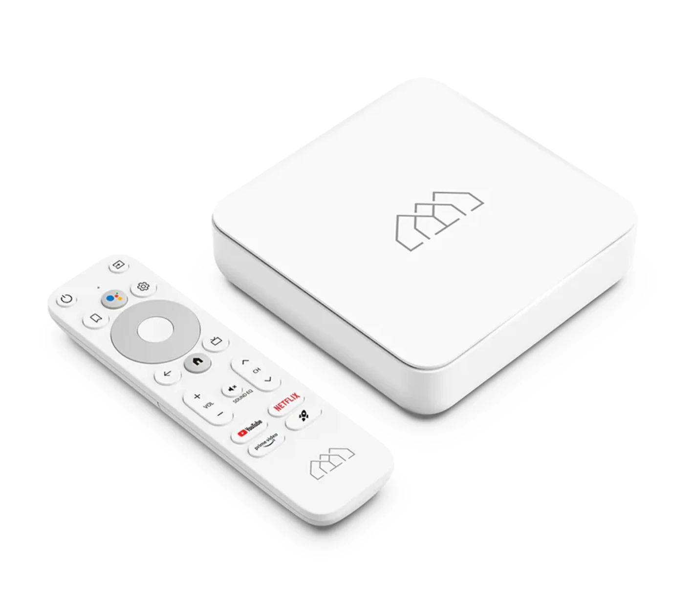 Android SMART TV + DVB-T2 HEVC Homatics Box R 4K Android 11 WiFi z cert. Google i Netflix