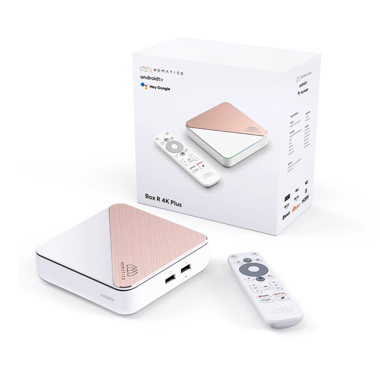 Android SMART TV Homatics Box R 4K Plus Android 11 WiFi 6 z pełną