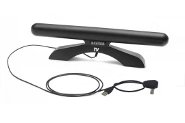 Antena pokojowa DVB-T2 Sonus TV zasilana z USB wzmacniacz +40dB