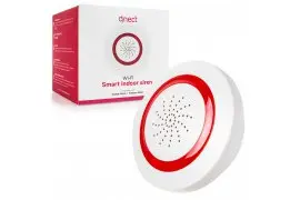 Bezprzewodowa Inteligentna Syrena Alarmowa Wewnętrzna Qnect QN-WSI01 SmartLife Tuya WiFi