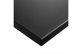 Blat biurkowy uniwersalny 1580x800 Czarny chropowaty