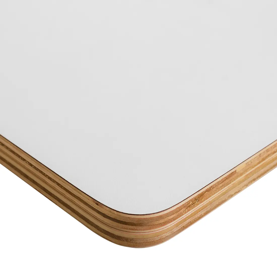 Blat do biurka stołu z przepustami kablowymi Spacetronik HPL 160x80x1,8cm kolor biały