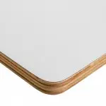 Blat do biurka stołu z przepustami kablowymi Spacetronik HPL 160x80x1,8cm kolor biały