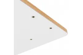 Blat do biurka stołu Spacetronik HPL 140x80x1,8cm kolor biały OUTLET