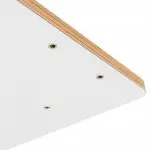 Blat do biurka stołu Spacetronik HPL 160x80x1,8cm kolor biały OUTLET