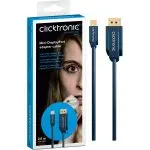 CLICKTRONIC Kabel DisplayPort DP - Mini DisplayPort 1m