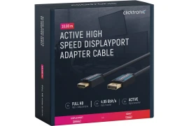 CLICKTRONIC Kabel DisplayPort DP - HDMI 10m