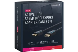 CLICKTRONIC Kabel DisplayPort DP - HDMI 2.0 4K 60Hz 10m