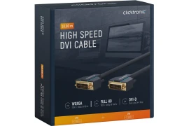 CLICKTRONIC Kabel DVI-D - DVI-D (24+1) 10m