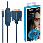 CLICKTRONIC Kabel Mini DP (DisplayPort) - DVI 1m