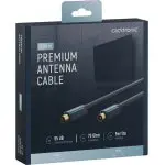 CLICKTRONIC Przyłącze kabel antenowy TV IEC gn.TV/wt.TV ekranowane 5m