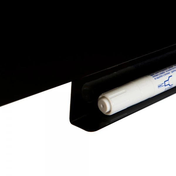 Czarna magnetyczna tablica suchościeralna do pisania 100x150cm